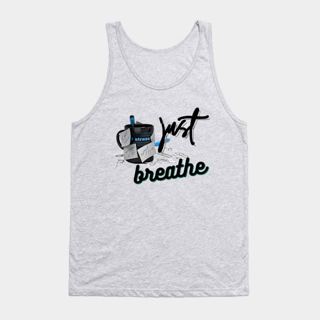 Just Breathe Tank Top by UJ Store